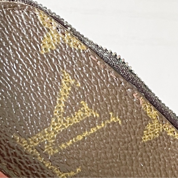 Louis Vuitton brown monogram canvas small keychain zip pouch - Picture 4 of 11